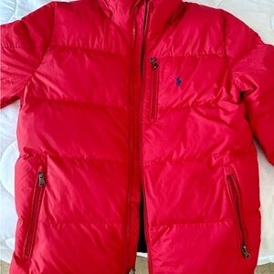 Polo by Ralph Lauren Red Kids Puffer Jacket